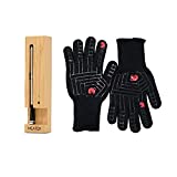 The Home Chef Bundle | Oven Mitts with Original MEATER 33ft Wireless Smart Meat Thermometer