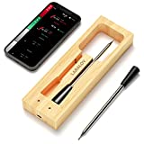 Laralov Bluetooth Wireless Meat Thermometer with Dual Probe, 165FT Range Wireless Smart Meat Thermometer, Smart Cooking Thermometer for Oven, Grilling, Smokers, BBQ