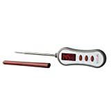 Taylor Precision Products Digital Instant Read Meat Food Grill BBQ Kitchen Cooking Thermometer with Bright LED Display, Gray