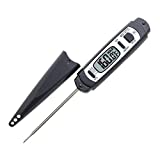 Taylor Precision Products Waterproof Digital Thermometer with 1.5 mm Probe, 0.88' Height, 8.5' Width, 5.0' Length, One Size, Black