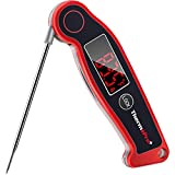 ThermoPro TP19 Waterproof Digital Meat Thermometer for Grilling with Ambidextrous Backlit & Thermocouple Instant Read Thermometer Kitchen Cooking Food Thermometer for Candy Water Oil BBQ Grill Smoker
