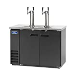 Arctic Air ADD48R-2 49-Inch Double-Tap Direct Draw Draft Beer Cooler/Dispenser/Kegerator, Black, 115v