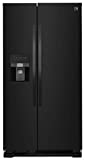 Kenmore 36' Side-by-Side Refrigerator and Freezer with 25 Cubic Ft. Total Capacity, Black