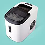 Himimi Countertop Ice Maker Machine, Portable Ice Maker with Ice Scoop and Basket, 26 lbs in 24 Hours, 9 cubes per 6-8 minutes, Automatic Ice Cube Maker for Home/Kitchen/Office
