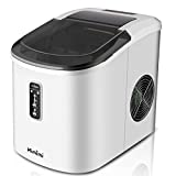 Himimi Ice Maker Machine for Countertop, Summer Chill on Ice, 9 ice Cubes in 6-8 Minutes, 26 Pounds in 24 Hours, Portable Electric Ice Cube Makers Counter Top Decent Snowy White with Scoop and Basket