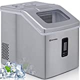 Portable Countertop Clear Ice Maker Electric Maker Machine 48 lbs Per Day, Make Real Clear Ice Cubes
