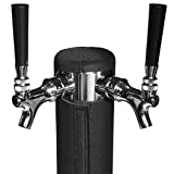 Kegerator Tower Insulator for Beer Tower - Neoprene Design - Perfect Fit for Kegerator Tap Tower - Easy to Use Beer Tower Cooler Accessory (3.0' Diameter Beer Tower)