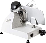 Berkel Red Line 220 Food Slicer, White, 9' Blade/Electric, Luxury, Premium, Food Slicer/Slices Prosciutto, Meat, Cold Cuts, Fish, Ham, Cheese, Bread, Fruit and Veggies/Adjustable Thickness Dial