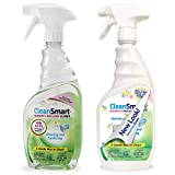 CleanSmart Nursery & High Chair Cleaner, 23 Ounce Bottle (Pack of 2), Hypochlorous Naturally Kills 99.9% Viruses and Bacteria with no Harmful Residue
