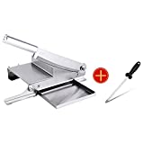 CGOLDENWALL Manual Frozen Meat Slicer Stainless Steel Meat Vegetable Cutter Meat Vegetable Food Slicer Slicing Machine for Home Cooking Kit of Hot Pot