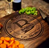 Personalized Cutting Board, USA Handmade Cutting Board - Personalized Gifts - Wedding Gifts for the Couple, Christmas Gifts, Gift for Parents