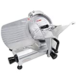 Hakka 10-Inch Anodized Aluminum Commercial Meat Slicer and Food Slicer
