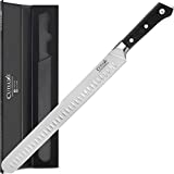 CUTLUXE Slicing Carving Knife – 12' Brisket Knife – Forged High Carbon German Steel – Full Tang & Razor Sharp – Ergonomic Handle Design – Artisan Series