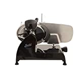Berkel Red Line 300 Black / 12' Blade/ Electric, Luxury, Premium, Food Slicer/Slices Prosciutto, Meat, Cold Cuts, Fish, Ham, Cheese, Bread, Fruit, Veggies/Adjustable Thickness Dial, Slice Like a Pro