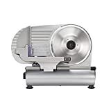 Weston Electric Meat Cutting Machine, Deli & Food Slicer, Adjustable Slice Thickness, Removable 9” Stainless Steel Blade, Non-Slip Suction Feet, Easy to Clean (61-0901-W)