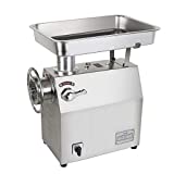 Stainless Meat Slicer&CutterMachine&Commercial Electric Meat Grinder 1800W 350Kg/H 770Lbs/H Commercial Meat Grinder Stainless Steel for Restaurant Butcher Supermarkets(FREE US SHIPPING)