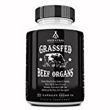 Ancestral Supplements Grass Fed Beef Organs (Desiccated) — Liver, Heart, Kidney, Pancreas, Spleen (180 Capsules)