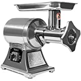 Barton Commercial #22 Meat Grinder w/Cutting Blade 1100W Electric Stainless Steel Mincer Sausage Maker Industrial