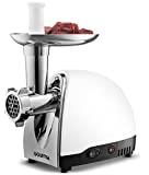 Gourmia GMG525 Meat Grinder, 500 Watts, Silver