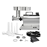 Weston Pro Series Electric Meat Grinder, Commercial Grade, 560 Watts, .75 HP, 6lbs. Per Minute, Stainless Steel (10-0801-W)