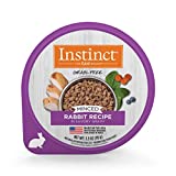 Instinct Grain Free Minced Recipe with Real Rabbit Natural Wet Cat Food, 3.5 oz. Cups (Case of 12)