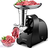 Electric Meat Grinder,Multifunction Meat Mincer & Sausage Stuffer,with 3 Grinding Plates, Sausage & Kubbe Kit for Home Kitchen & Commercial Using,Easy to Clean