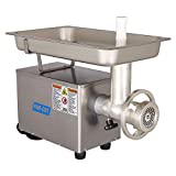 Pro-Cut KG-12-FS, 3/4 HP Motor 115V, Stainless Steel Cabinet & PAN, 400+ LBS/HR Grinding Capacity, Precision Engineered Steel Gear Transmission.
