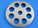 #8 x 1/2' STAINLESS STEEL Meat Grinder plate disc for Hobart LEM Cabelas Universal MTN & others