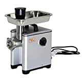 SuperHandy Meat Grinder Sausage Stuffer Electric #8 1/2 HP 240 LBS Per/Hour 370 Watts PRO Duty Aluminum Body Commercial Grade Stainless Steel Cutlery Feeding Tray & Neck