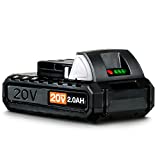 SuperHandy 2Ah 20V DC 36 Watt Hour Lithium Ion Rechargeable Battery Replacement (GUT051) (Use Only for Snow Thrower and Electrostatic ULV Fogger Sprayer; All Not Included)
