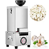 VBENLEM 110V Commercial Garlic Peeling Machine 200W 25KG/H Electric Stainless Steel Automatic Powerful for Household and Commercial Use Restaurants Barbecue Shops Canteen Hotels