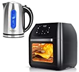 Aigostar 13 Quart Air Fryer Oven and 1.7L Electric Kettle
