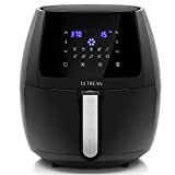 ULTREAN 5.8 Quart Air Fryer, Electric Hot Air Fryers Oilless Cooker with 10 Presets, Digital LCD Touch Screen, Nonstick Basket, 1700W, UL Listed (Black)