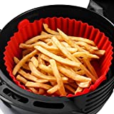 Air Fryer Silicone Pot - Air Fryer Oven Accessories - Replacement for Flammable Parchment Liner Paper - No Need to Clean the Air Fryer (Top: 6.3 inches - Bottom: 5.7 inches)
