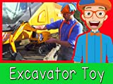 Learn about Diggers for Kids with Blippi - Parts of an Excavator