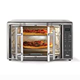 Oster Air Fryer Countertop Toaster Oven, French Door and Digital Controls,Stainless Steel, Extra Large, 42 L