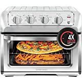 CHEFMAN Air Fryer Toaster Oven XL 20L, Healthy Cooking & User Friendly, Countertop Convection Bake & Broil, 7 Cooking Functions, Auto Shut-Off 60 Min Timer, Nonstick Stainless Steel, Cookbook Included
