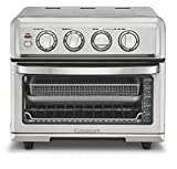 Cuisinart TOA-70 Convection AirFryer Toaster Oven with Grill, 1800-Watt Motor with 8-in-1 Functions and Wide Temperature Range, Large Capacity Air Fryer with 60-Minute Timer/Auto-Off, Stainless Steel