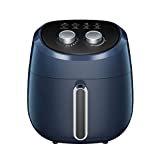 ALLCOOL Air Fryer 4.5 QT Fit for 2-4 People Easy to Use with 8 Cooking References Auto Shutoff Navy Blue Air Fryer