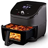 Instant Vortex Plus 6 Quart 6-in 1 Air Fryer with ClearCook™ Easy View Windows and EvenCrisp™ Technology, Air Fry, Roast, Broil, Bake, Reheat, Dehydrate, 1700W, Black