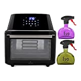 ChefWave Magma 16-Quart Air Fryer Oven with Rotisserie/Dehydrator with 6oz Purple Oil Sprayer Bottle and 6oz Green Oil Sprayer Bundle (3 Items)