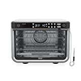 Ninja DT251 Foodi 10-in-1 Smart XL Air Fry Oven, Bake, Broil, Toast, Air Fry, Roast, Digital Toaster, Smart Thermometer, True Surround Convection up to 450°F, includes 6 trays & Recipe Guide, Silver