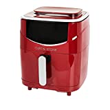 Curtis Stone 6.9-Quart Dura-Pan Air Fryer and Steamer Combo (Renewed), Red