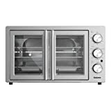Galanz GFSK215S2MAQ18 French Door Toaster Oven with TotalFry 360 (Enhanced Air Fry Technology) 1800W/120V, 1.5 Cu.Ft Capacity, 8 Cooking Functions, 42L Manual, Stainless Steel