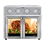 Kalorik MAXX AFO 47267 Air Fryer Oven 26 Quart 9-in-1 Countertop Toaster Oven and Oil-less Air Fryer Combo - Fry, Bake, Roast, Rotisserie, & More - 7 Easy-to-Clean Accessories | 1700W | Stainless Steel
