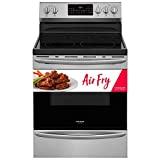 Frigidaire GCRE3060AF 30' Gallery Series Stainless Steel Electric Range with 5.7 cu. ft. Capacity 5 Elements Air Fry and True Convection