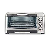 Hamilton Beach 31323 Sure-Crisp Air Fry Toaster Oven, 6 Slice Capacity, Stainless Steel (Renewed)