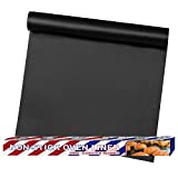 Oven Liners for Bottom of Oven, Non-Stick Electric & Gas Oven liners Mats, Air Fryer Reusable Liners, Heavy Duty Sheet Pan, Roast Tray, Baking Dish, BBQ Grill, Basket Liners, 23.62*15.75 in(1 Pack)