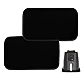 2PCS Heat Resistant Sliding Mat for Air Fryer - 17.7 * 10.24in Nylon Kitchen Appliance Slider Mat, Countertop Heat Protector Mat Compatible with Ninja Foodi Air Fryer, Oven, Coffee Maker, Stand Mixer