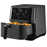 Instant Vortex 5.7QT Large Air Fryer Oven Combo (Free App With 90 Recipes), Customizable Smart Cooking Programs, Nonstick and Dishwasher-Safe Basket, Black